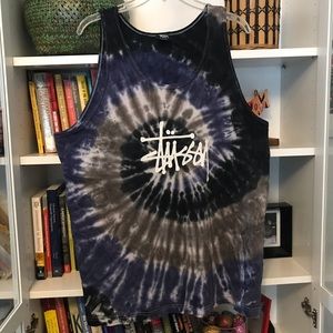 Tie Dye Stussy Tank Top